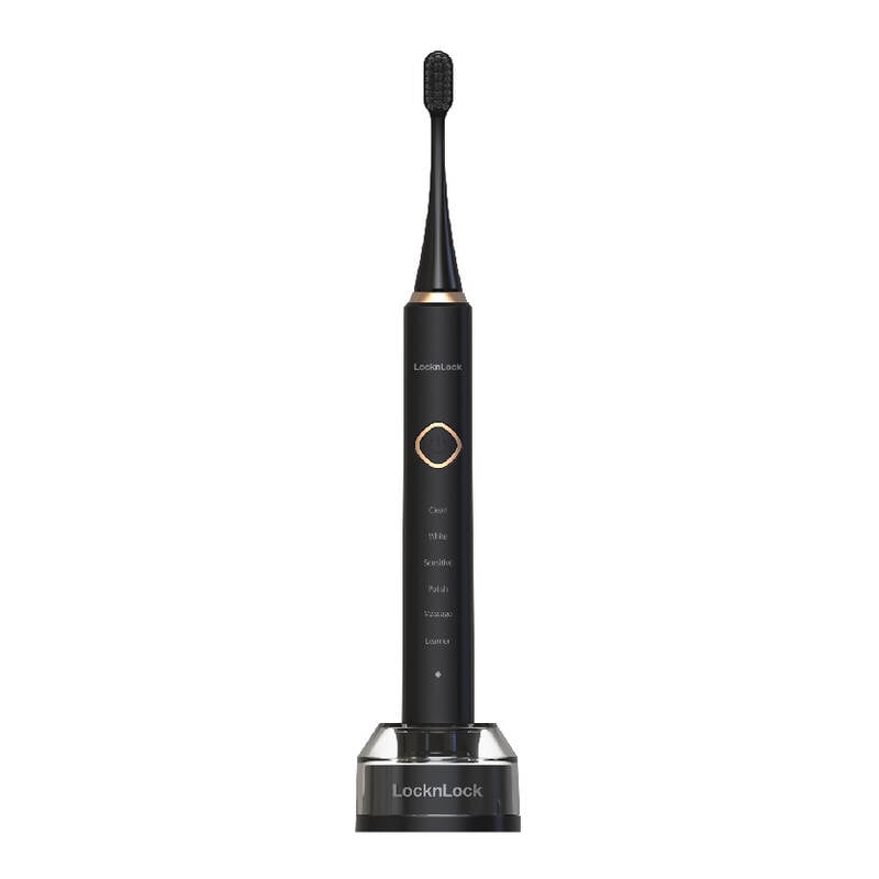 Bàn Chải Đánh Răng Điện LocknLock, Electric Toothbrush Dc3.7V, 3W, Sạc Không Dây - Màu Đen - ENR636BLK, , large image number null